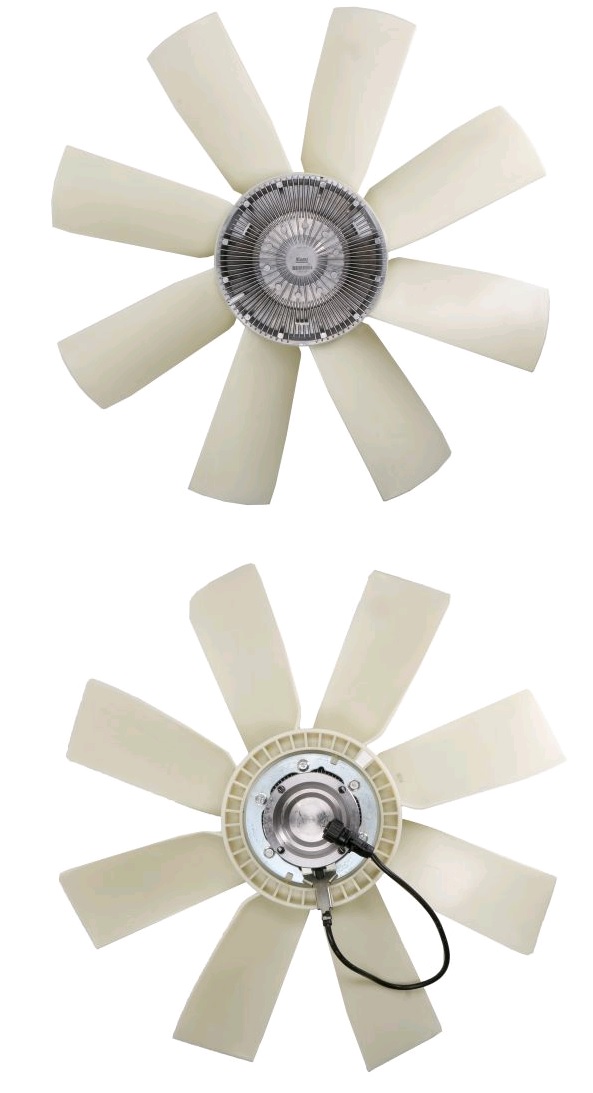 Viskospojka s ventilátorem 750mm/8 lopatek VOLVO FH, FH12, NH12 D12A340-D13C460 od 08.1993