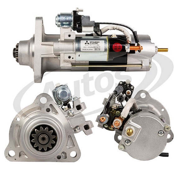 Startér 24V/5,5kW VOLVO FH, FH12, FM12 od 08.1998, RVI Kerax DXi 13, Magnum DXi12/13
