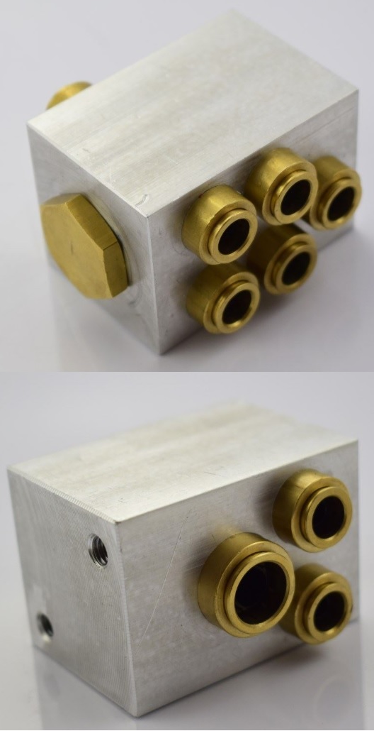 Blok rozváděcí tlaku vzduchu návěsu - 8 portů KNORR