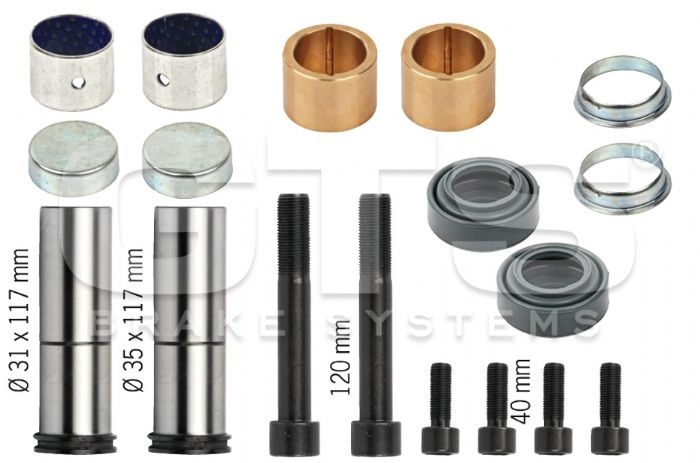 Sada opravárenská brzdového třmenu MERITOR Elsa 2/ Elsa 195/ Elsa 225