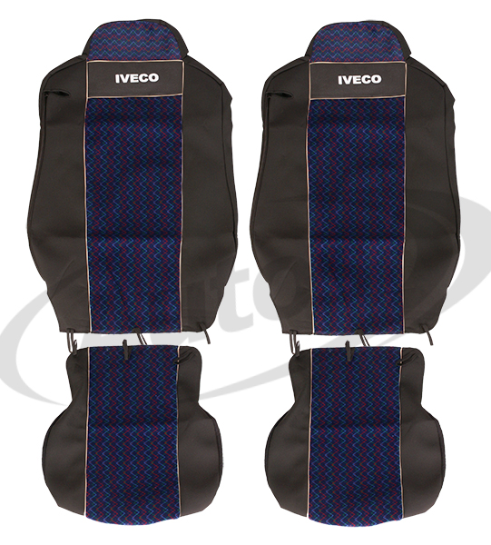 Potah sedadla - sada 1+1 IVECO Stralis, E.Cargo, Trakker od 2008, E.Stralis od 2013