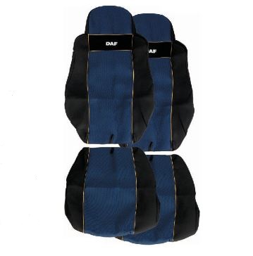 Potah sedadla - sada 1+1 modrý DAF XF105 od 2012, TATRA Phoenix