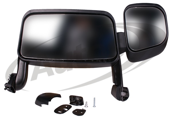 Zrcadlo hlavní dvojité 24V R1200/R300 740x340 dlouhé rameno L SCANIA P,G,R,T, série 4