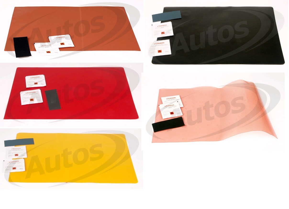 Sada opravárenská plachty 42x32,5cm - bílá /smirek+odmašťovací ubrousky+samolepící folie/