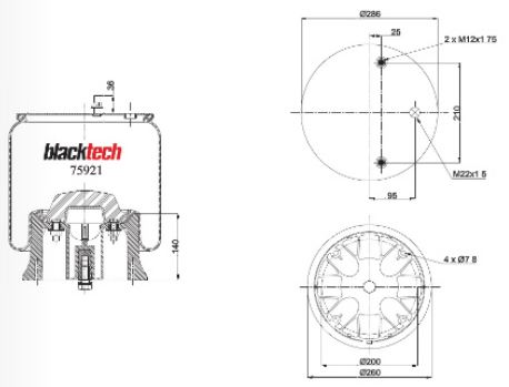 Vlnovec pérování kompletní - plastový zvon SAF 2919V