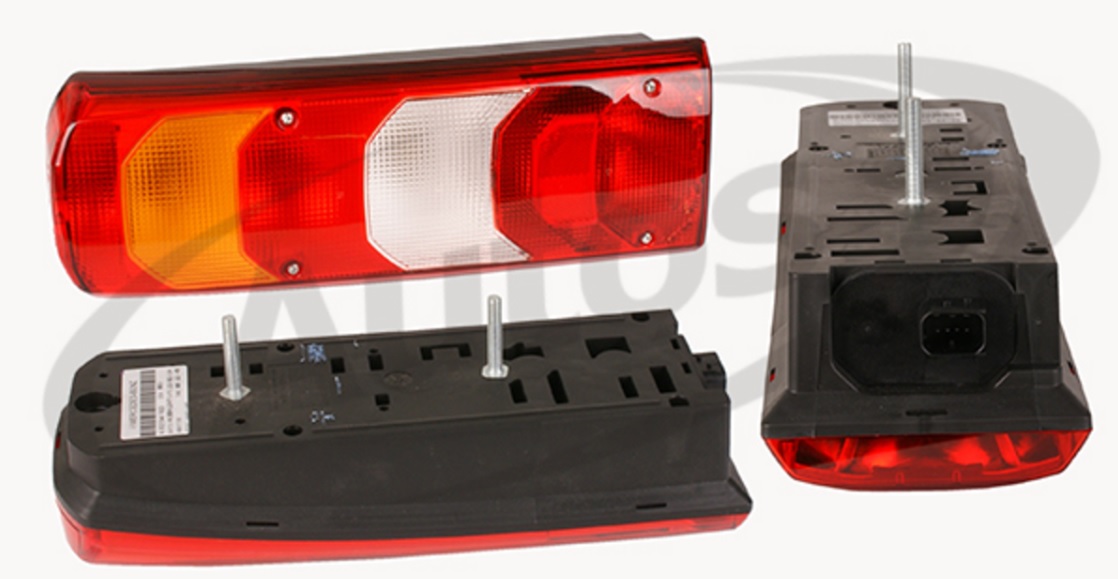 Svítiln zadní 6-dílná, bez osvětlení SPZ P MERCEDES Actros MP4/MP5