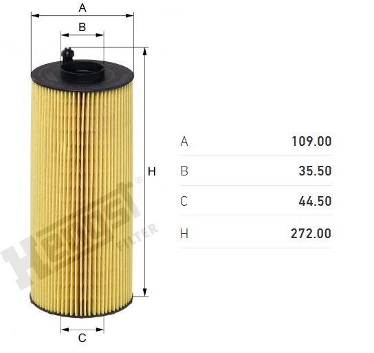 Filtr oleje DAF CF/XF, IRIZAR I3/I4/I6/I8, SOLARIS Urbino, VAN HOOL Acron MX-11210-MX-1133
