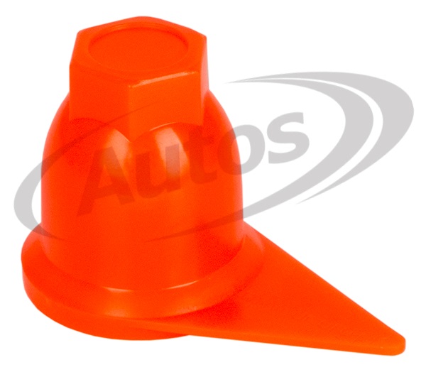 Kryt matice kola 32mm s indikátorem uvolnění - oranžový plast