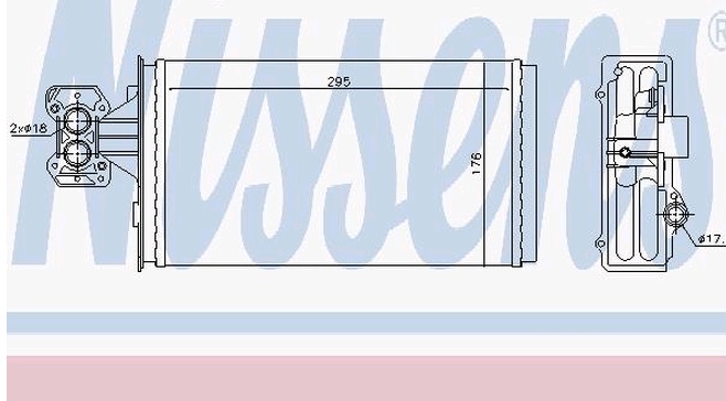 Vložka topení 295x175x42 IVECO E.Cargo
