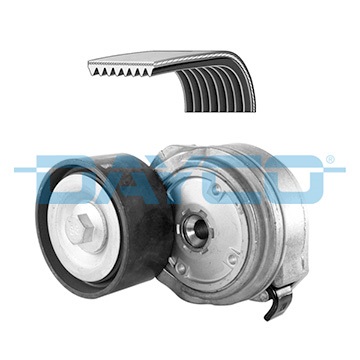 Napínač s drážkovým řemenem - sada  MAN TGA,TGS,TGM