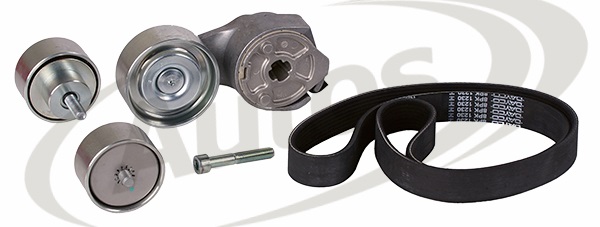 Napínač s drážkovým řemenem a kladkou - sada IVECO E.Cargo 