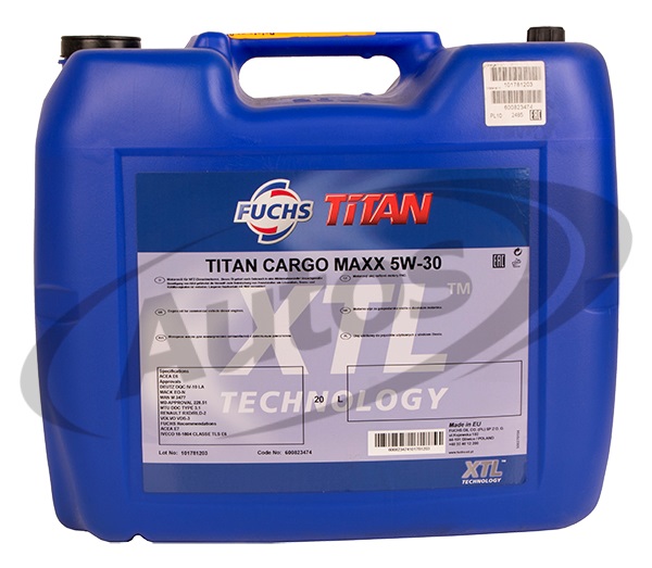 Olej motorový FUCHS TITAN CARGO MAXX II 5W-30, 20l