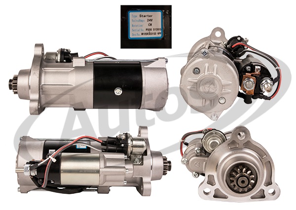 Startér 24V/6,2kW MERCEDES Actros OM457LA, OM501LA, OM502