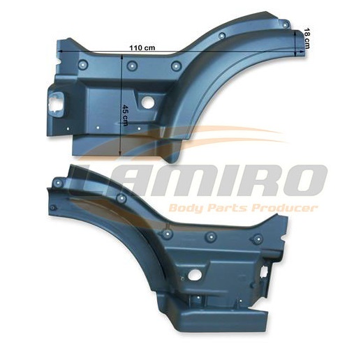 Blatník kabiny horní L MAN TGL 12t