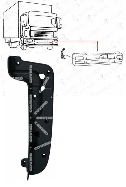Kryt nárazníku přední P MAN TGL