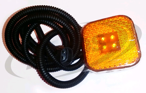 Svítilna poziční 65x65x29,5 LED s kabelem 1,5m MAN L2000, M2000, TGA, TGM, TGM, TGX 