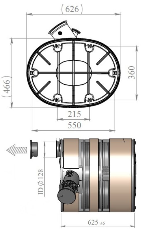 Tlumič výfuku s katalyzátorem RVI Premium II TR/PR, Kerax DXi11, C/K/T Euro 5
