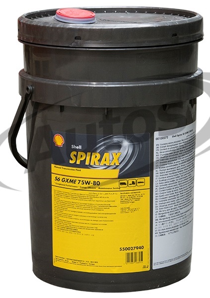 Olej převodový SHELL SPIRAX S6 GXME 75W-80 syntetický 20 l, nákladní vizy