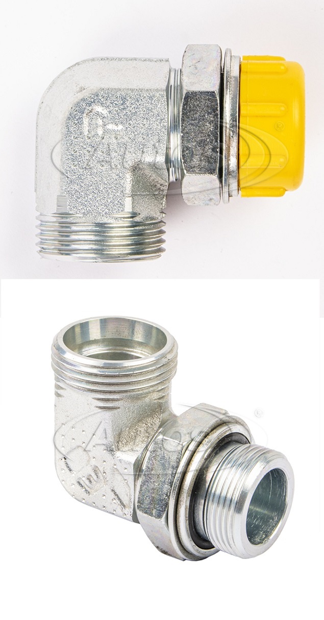 Koleno trubky oleje servořízení 90° M30x2/M26x1,5 MERCEDES Actros