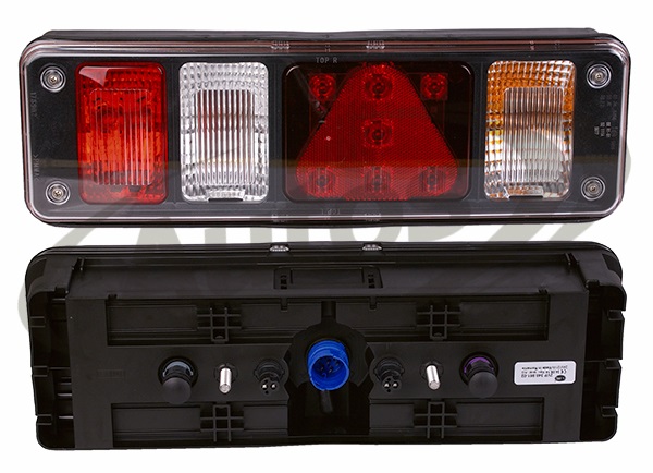 Svítilna zadní 6-dílná P EASYCONN Modular LED s trojúhelníkem SCHMITZ, KRONE