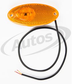 Svítilna poziční 24V LED oranžová, kabel 0,5m HELLA