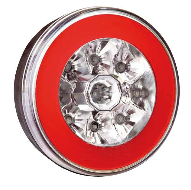 Svítilna poziční/mlhová zadní 12V/24V 140mm FT-111 LED s kabelem 1m