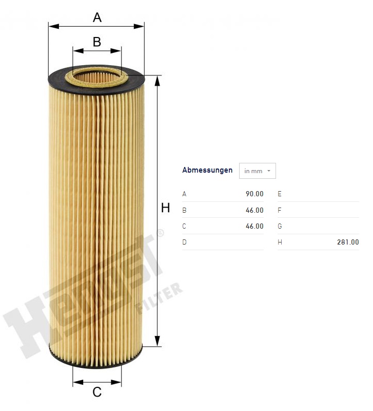 Filtr oleje SCANIA P,G,R,T, IRIZAR DC09.108-DT12.17 od 03.2004