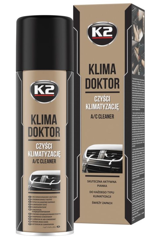 Čistič klimatizací pěnový K2 KLIMA DOKTOR, 500ml