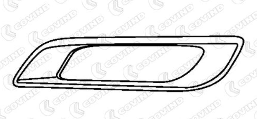 Kryt mlhové svítilny - bílý L DAF XF106