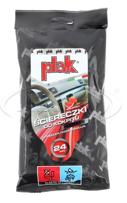 Ubrousky na plasty antistatické PLAK - matné 24ks