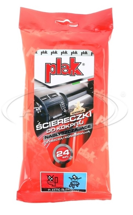 Ubrousky na plasty antistatické PLAK - lesklé 24ks