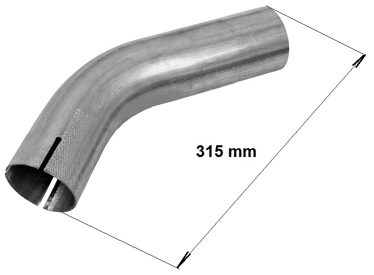 Trubka výfuku výstupní 1.díl 315mm IVECO T.Daily