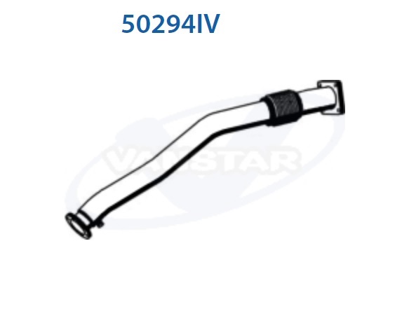 Trubka výfuková zadn - s pružným dílem 528mm IVECO Stralis