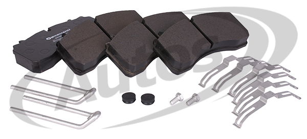 Deska brzdová 29162 Bremann 210x109x31 ZN WABCO PAN 22-1 SAF SK2243, DAF, RVI, 