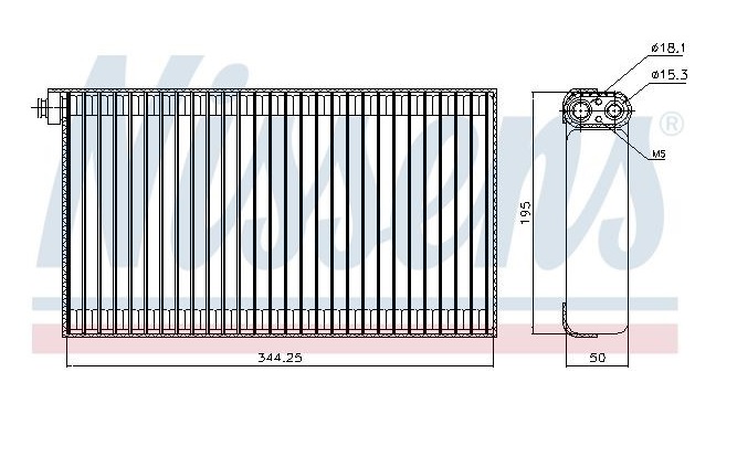 Výparník klimatizace SCANIA 94, 114, 124, 144, 164, P, G, R, T