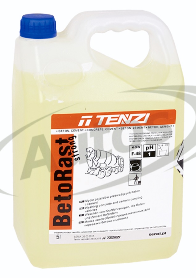 Přípravek na odstranění betonových nečistot z nářadí TENZI BetoRast STRONG,  5l