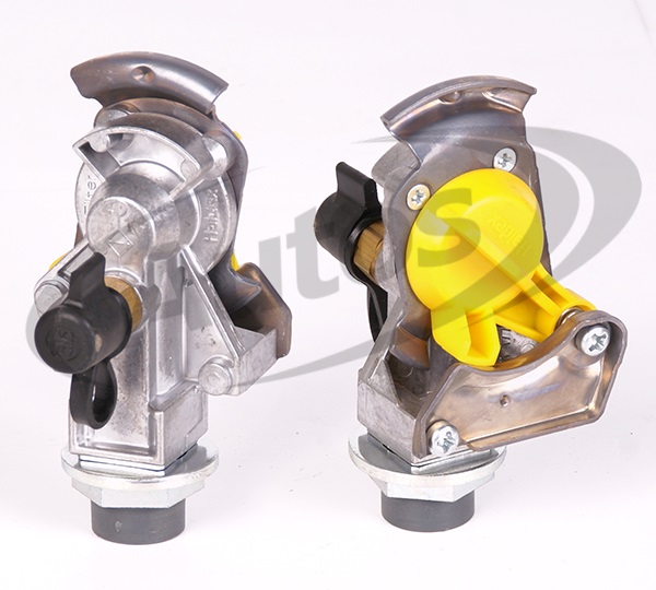 Hlavice spojovací M16x1,5 EURO žlutá s filtrem a kontrolní přípojkou