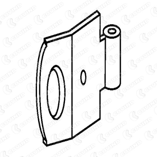 Závěs dveří horní SCANIA L/P