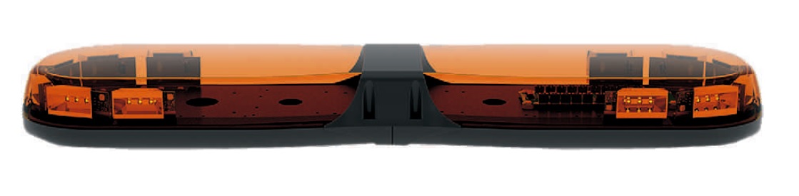 Rampa majáková ECCO Britax A13 12V/24V 12xLED/1250mm oranžová