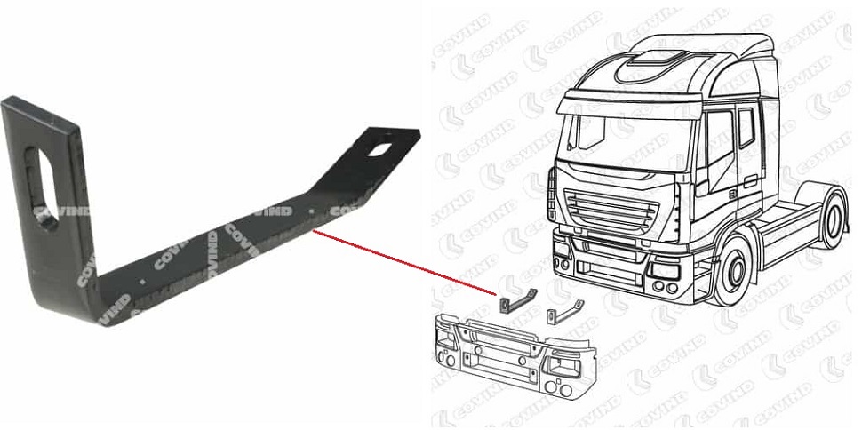 Držák nárazníku P IVECO AD/AS Stralis, AS Stralis Hi Way od 2013