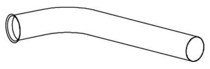 Trubka výfuku střední díl MAN TGA Euro 5 do 09.2009