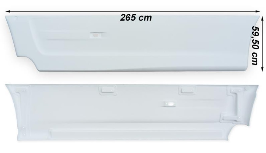 Spojler boční mezinápravový 2650mm L DAF XF105 