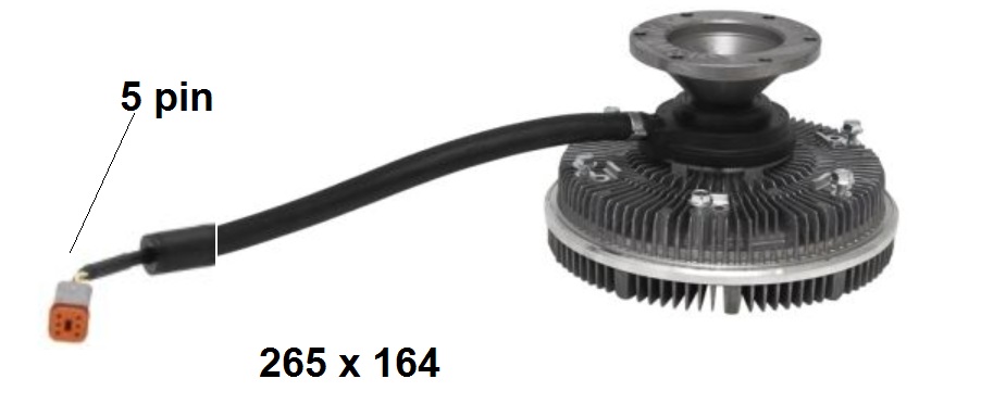 Viskospojka bez ventilátoru SCANIA P,G,R,T DT12/DC13 od 04.2004 