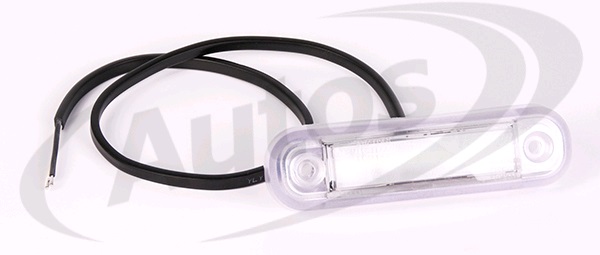 Svítilna poziční 110x30 12V/30V LED bílá, oválná