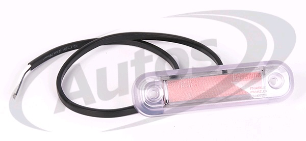 Svítilna poziční 110x30 12V/30V LED červená, oválná