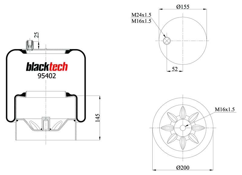 Vlnovec pérování MERCEDES Actros