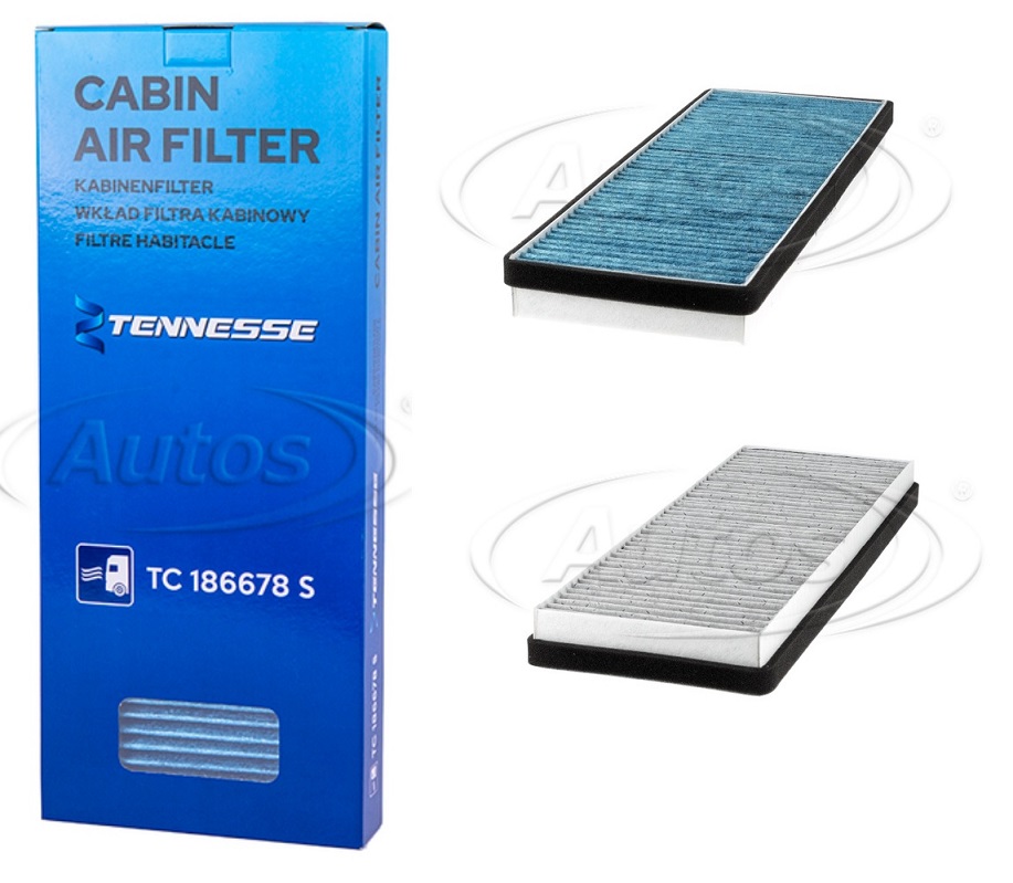 Filtr vzduchu kabiny + aktivní uhlí a stříbro MERCEDES Actros do 2003, Actros MP2/MP3