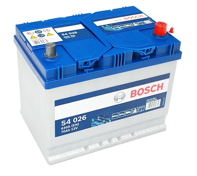 Autobaterie BOSCH  70Ah/630A S4 Silver P+ /261x175x220/