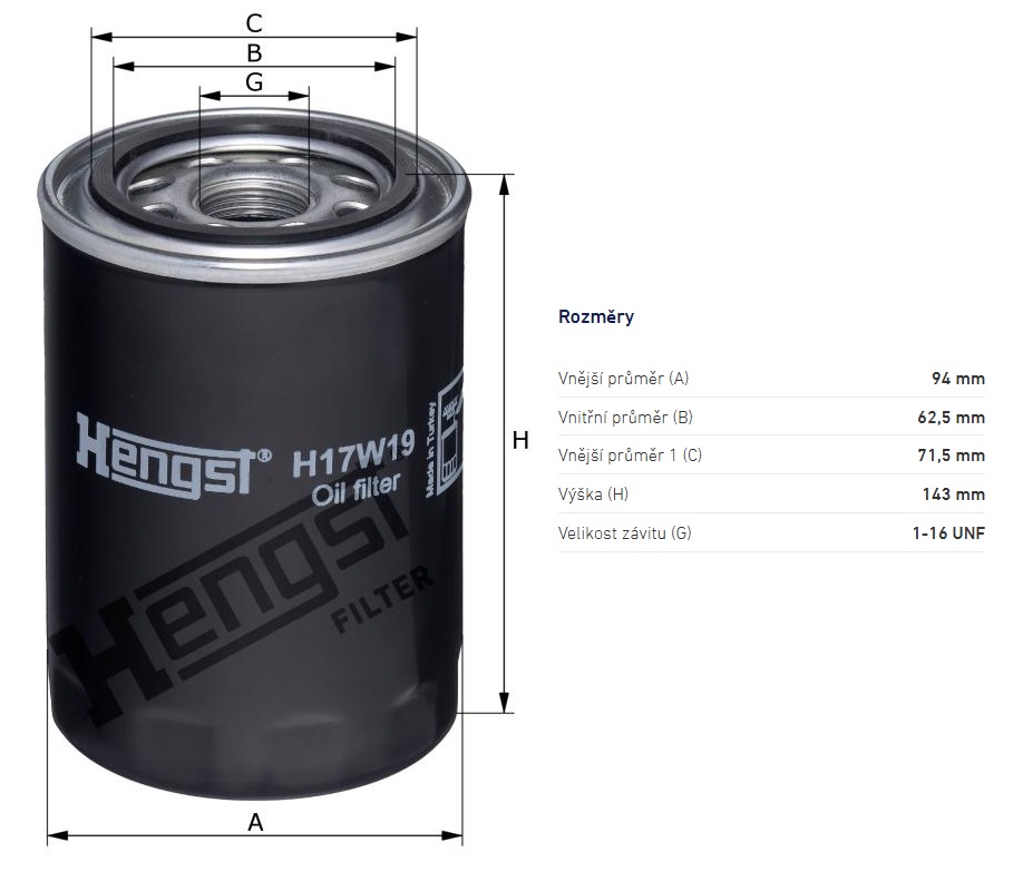 Filtr oleje VOLVO BOBCAT//CUMMINS//KOMATSU//NEW HOLLAND//CASE