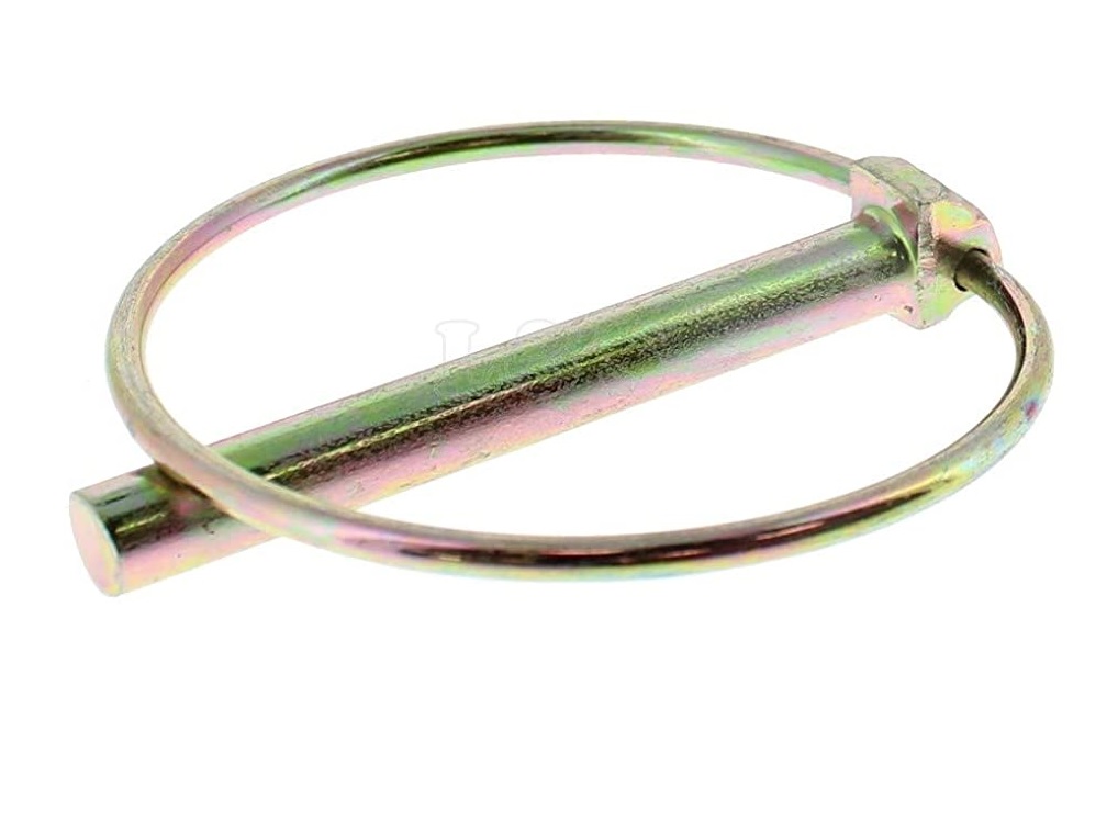 Kolík pojistný s kroužkem čepu lžice 45mm JCB 3CX, 4CX